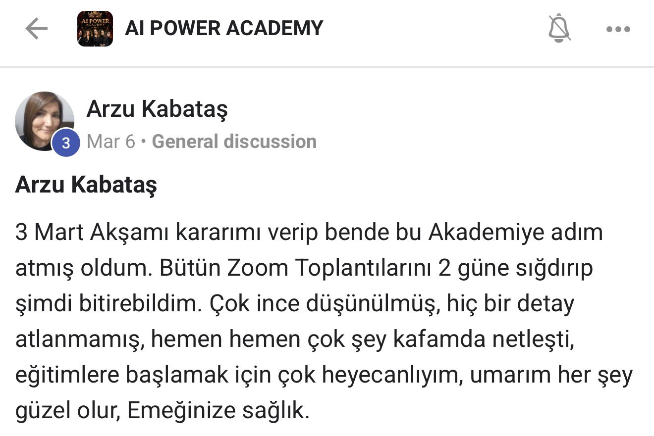 Öğrenci geri dönüşü