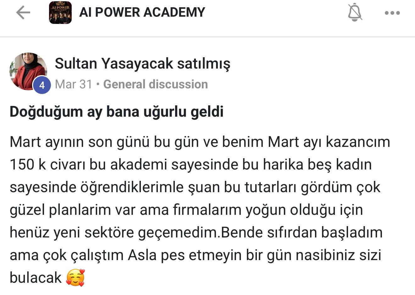 Öğrenci geri dönüşü