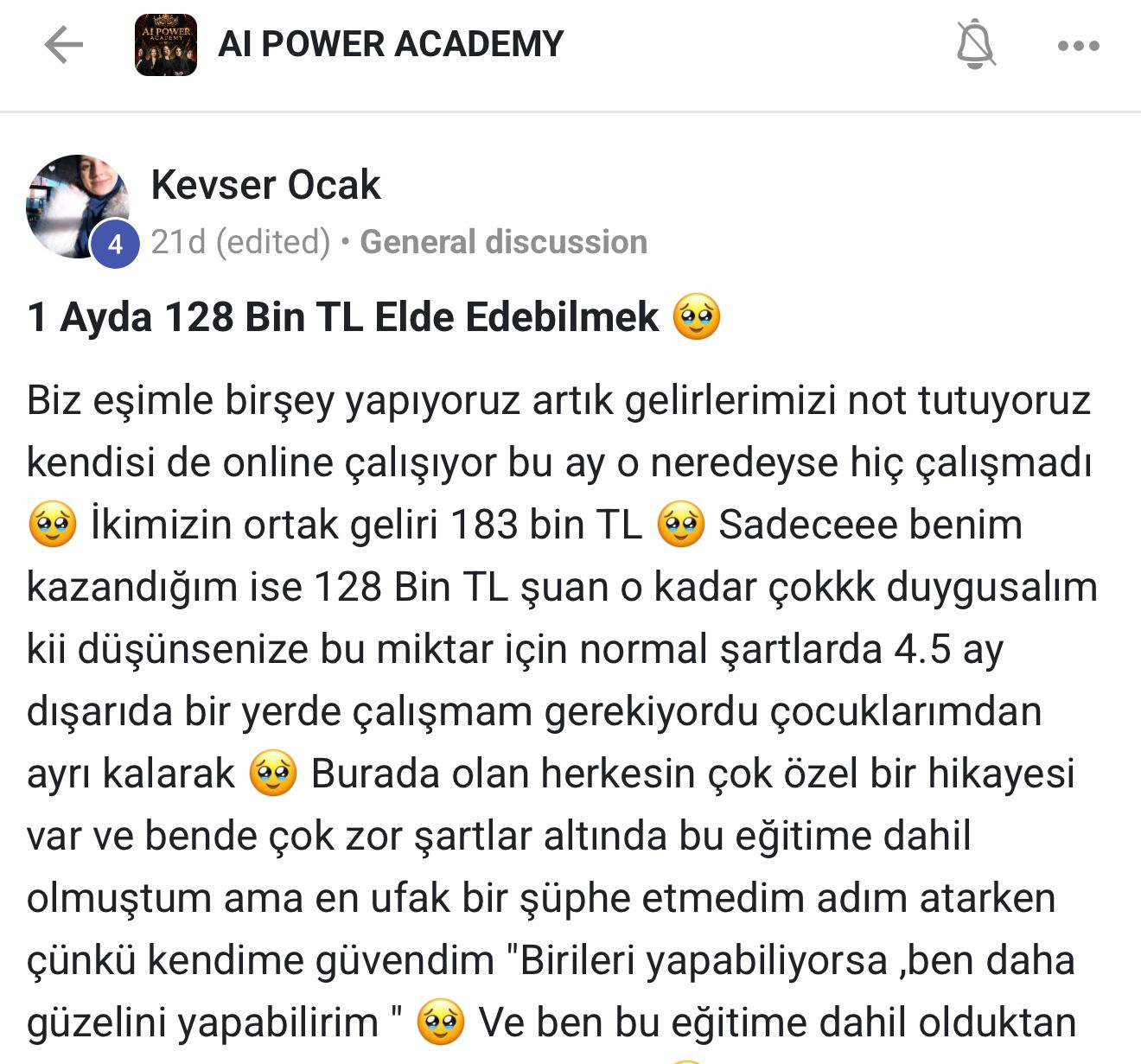 Öğrenci geri dönüşü
